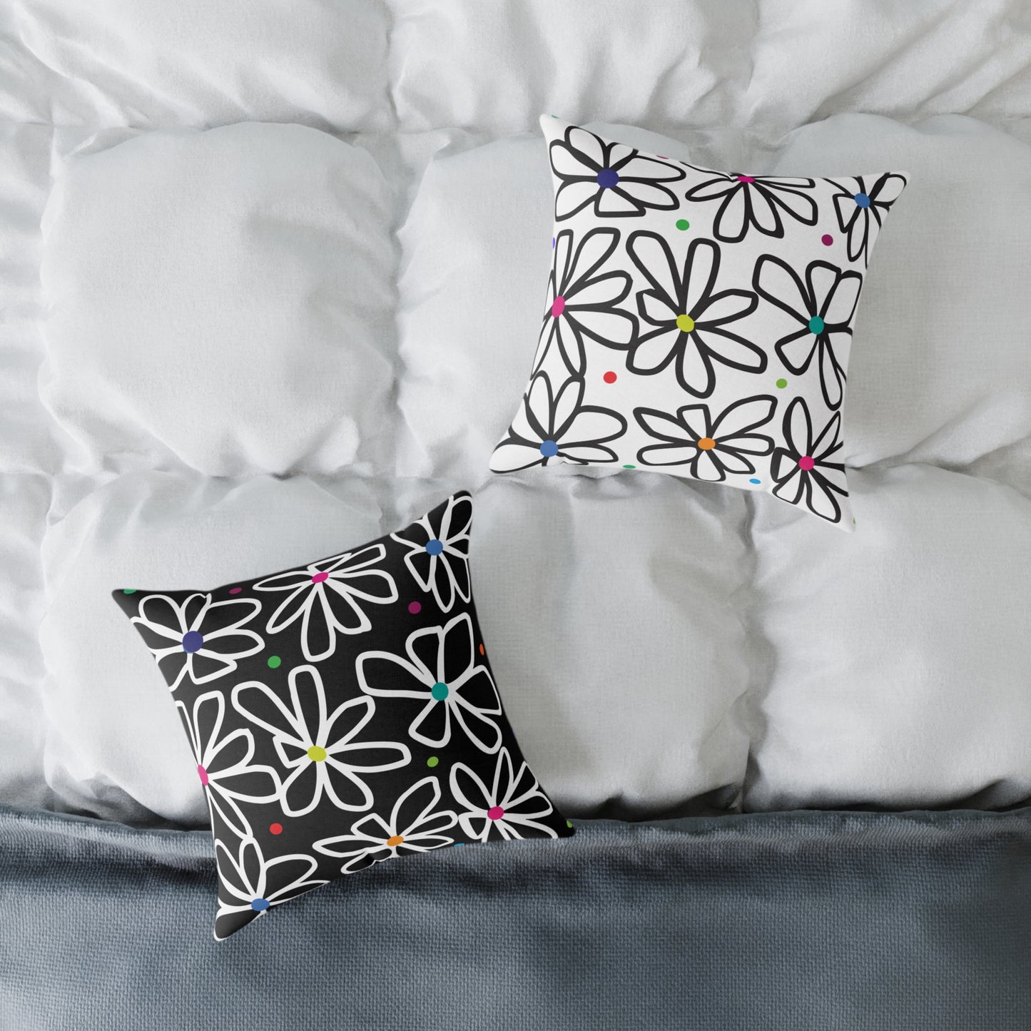 Square Poly Canvas Pillow