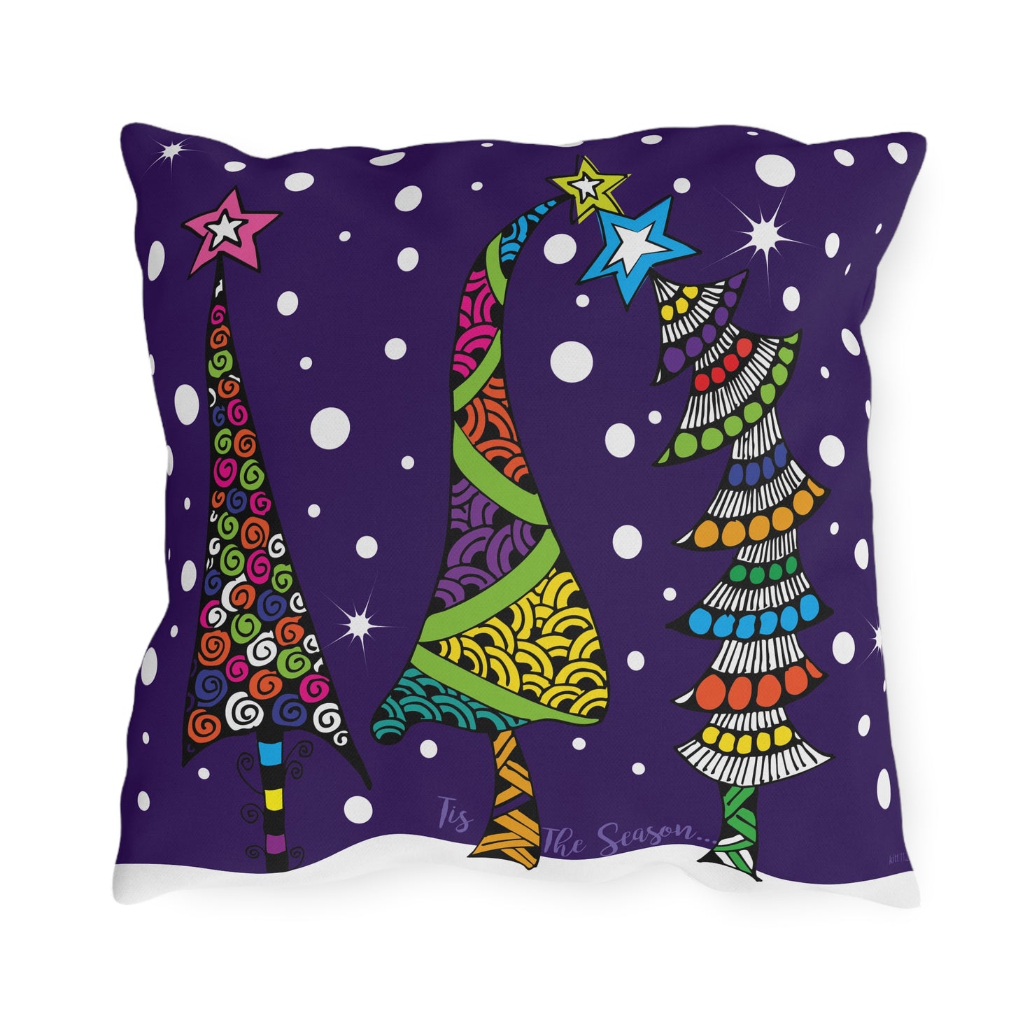 Winter Tree Outdoor Pillow