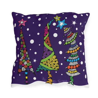 Winter Tree Outdoor Pillow