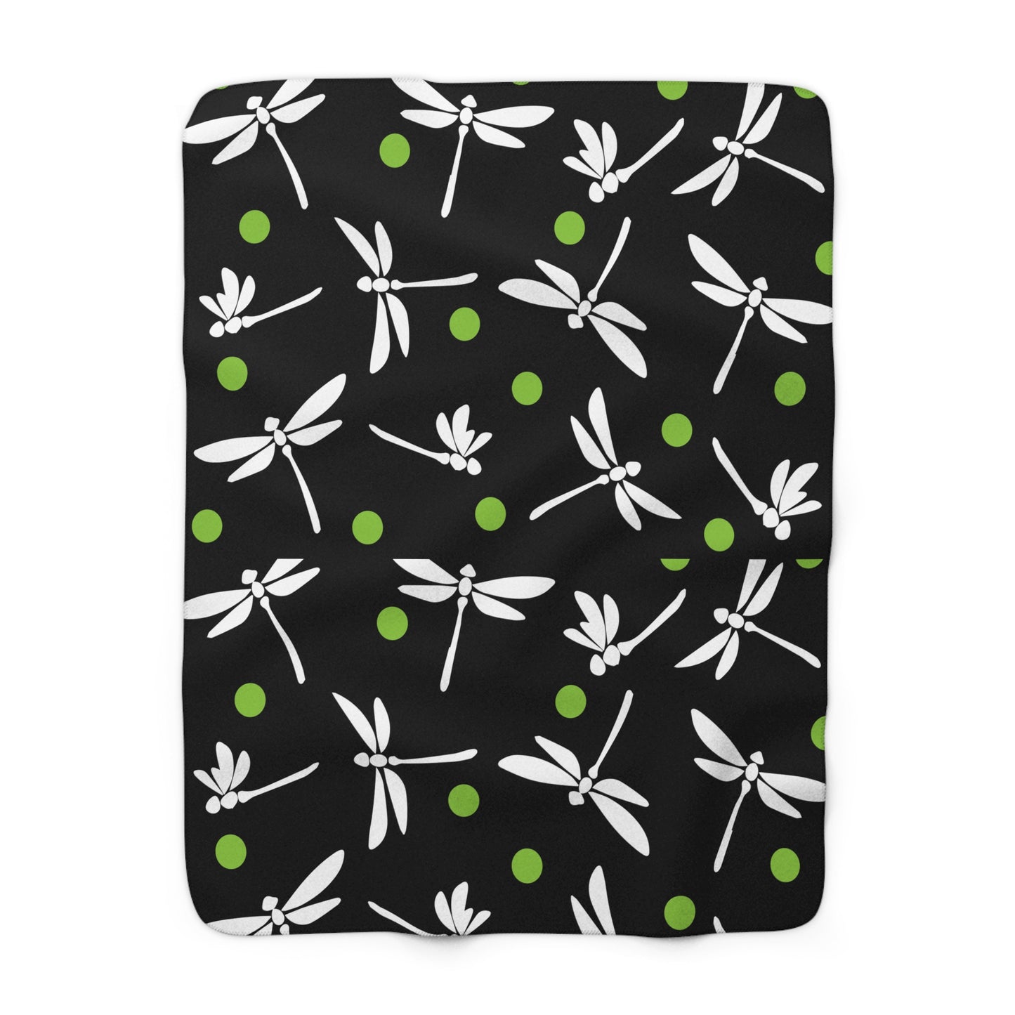 Dragon Fly Sherpa Fleece Blanket