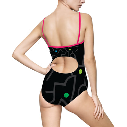 Pop Dots of Color Women's One-piece Swimsuit