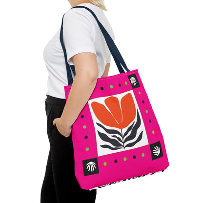 Orange Petal Pop Tote Bag