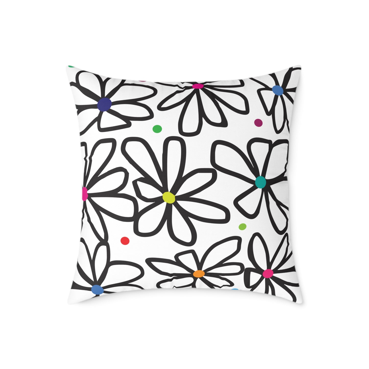 Square Poly Canvas Pillow