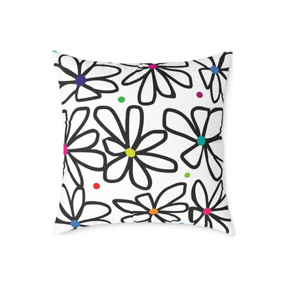 Square Poly Canvas Pillow
