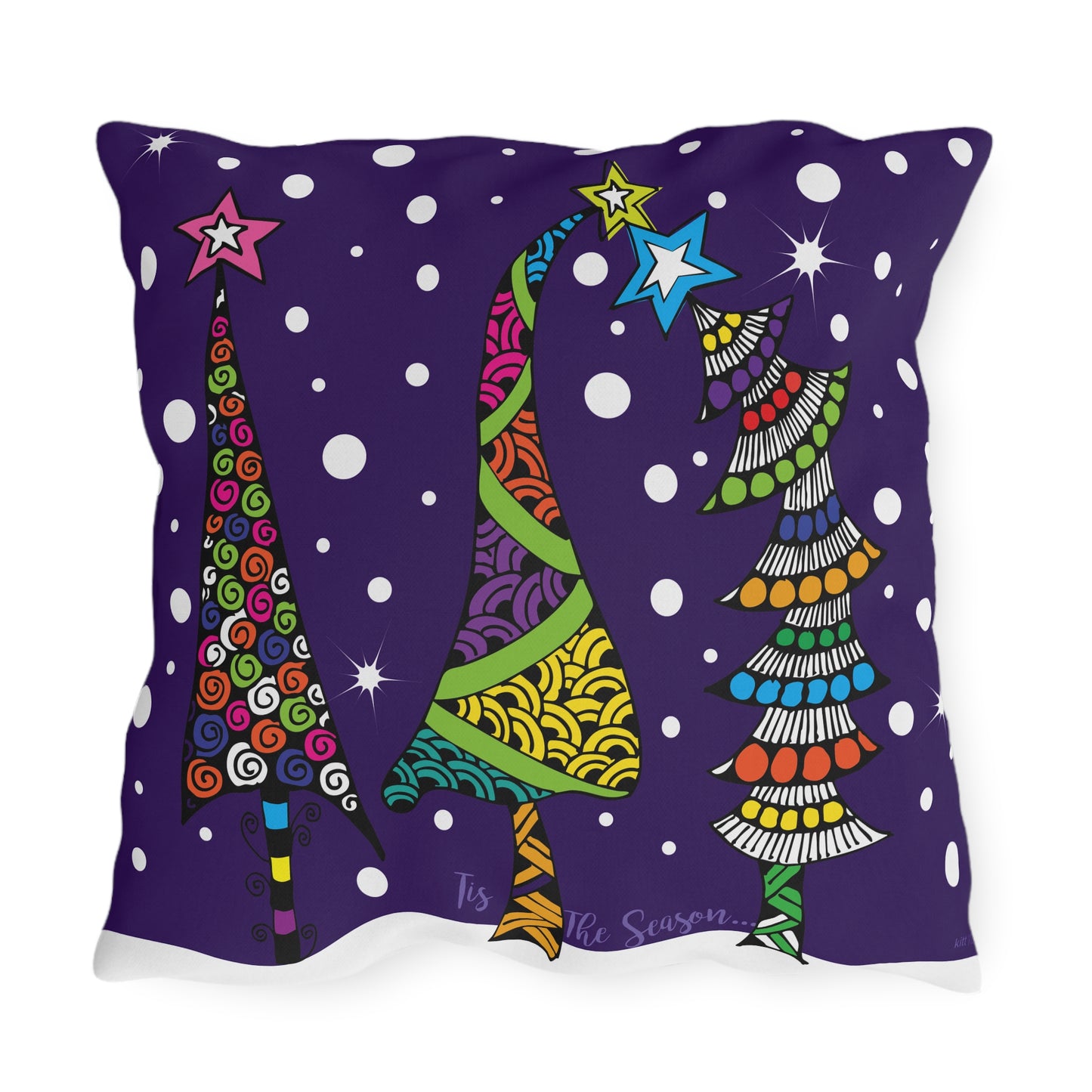 Winter Tree Outdoor Pillow