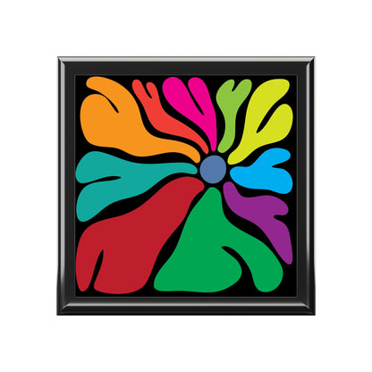 Hippie Flower Jewelry Box