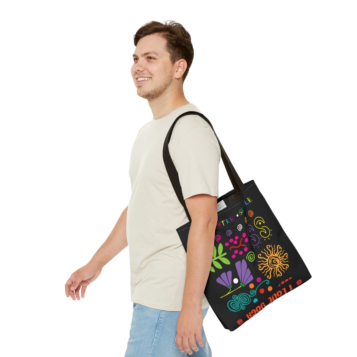 I Love Yoga Tote Bag