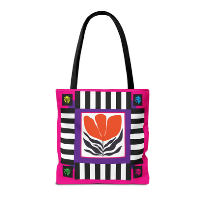 Orange Petal Pop Tote Bag