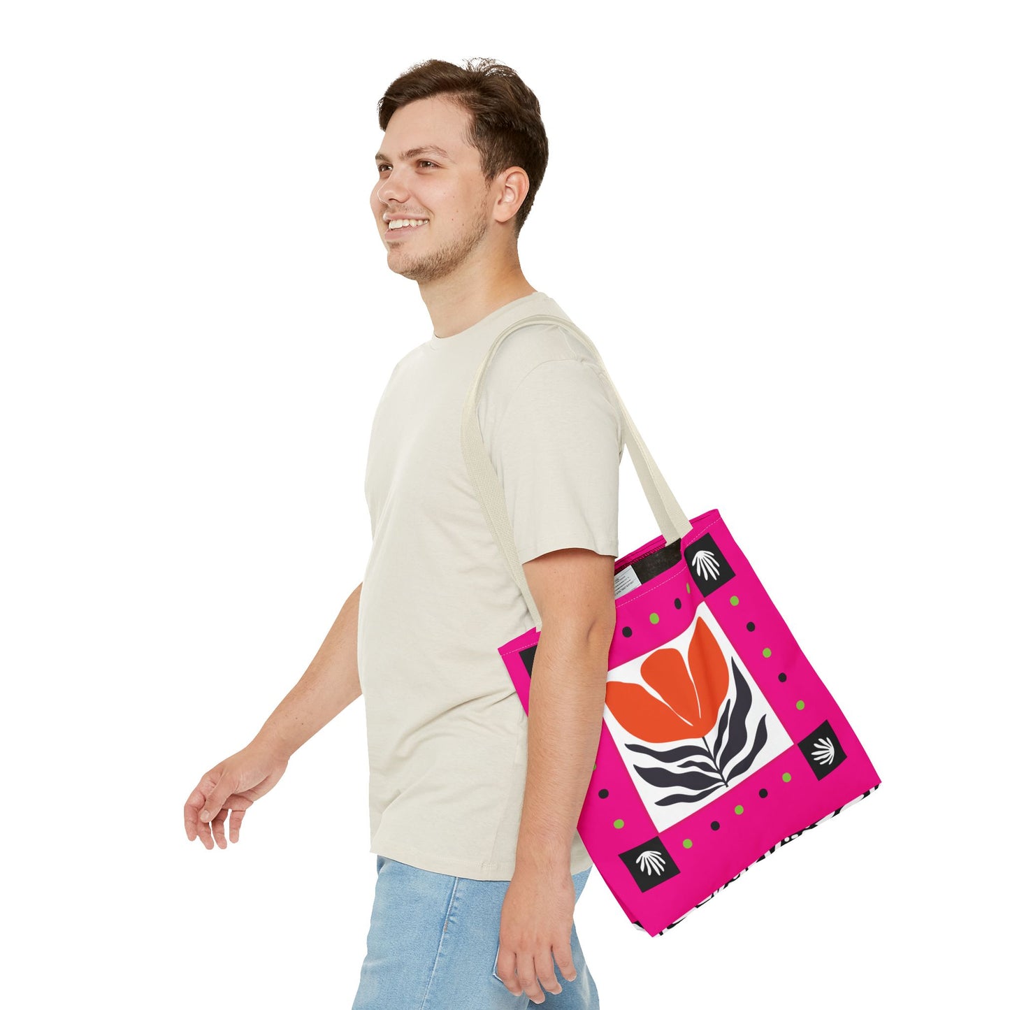 Orange Petal Pop Tote Bag