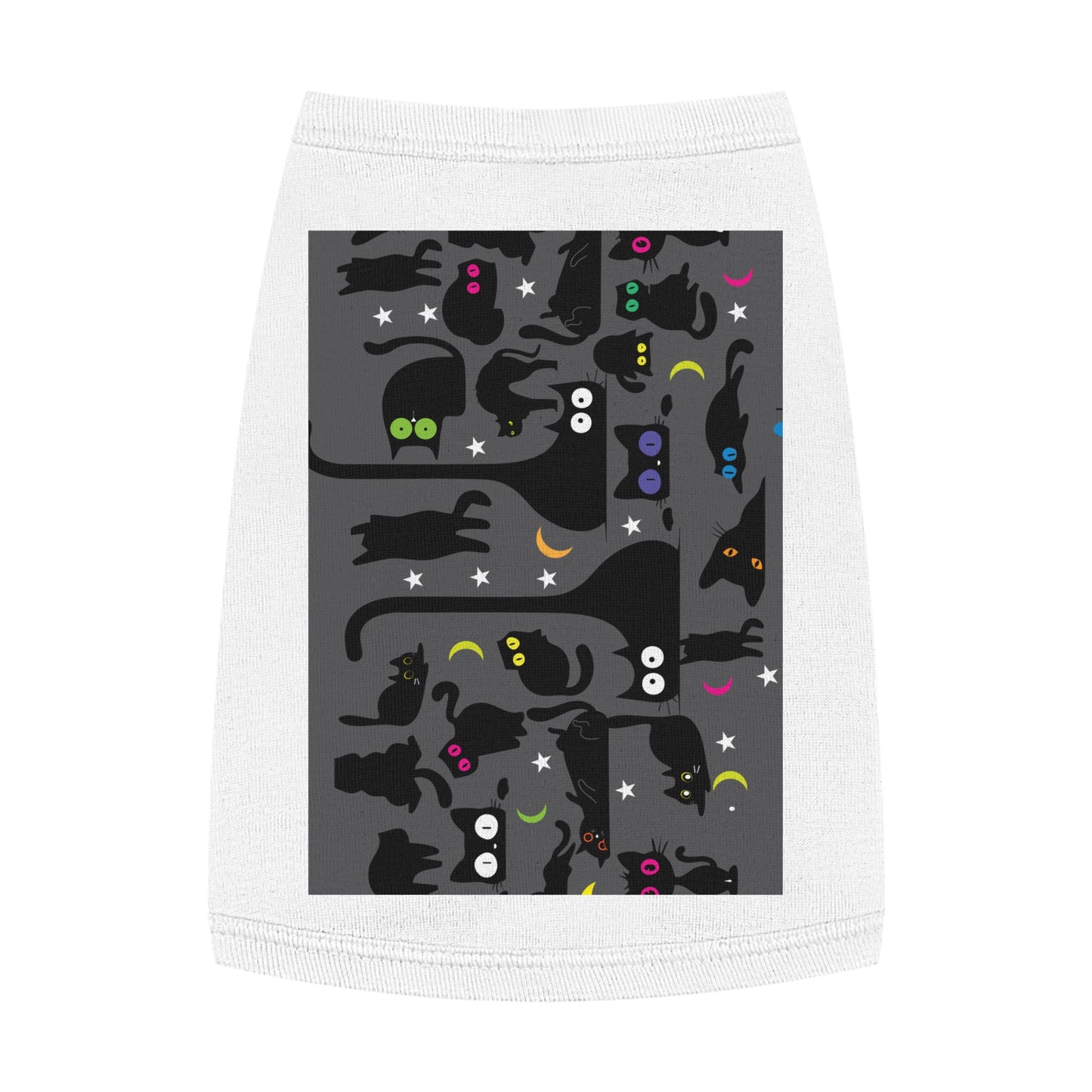 Grey Wicked Whiskers Pet Tank Top