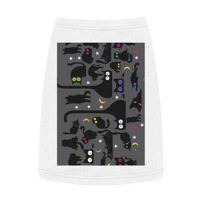 Grey Wicked Whiskers Pet Tank Top