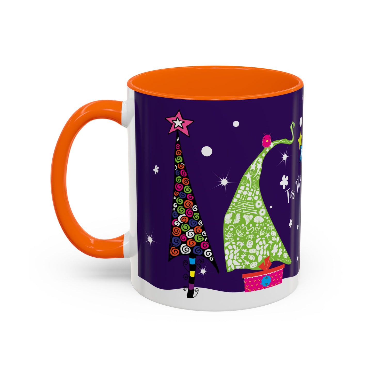 Holiday Trees Accent Coffee Mug (11, 15oz)