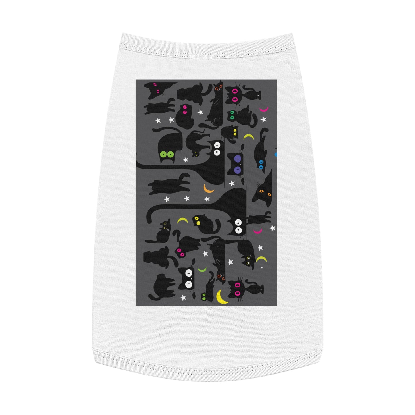 Grey Wicked Whiskers Pet Tank Top