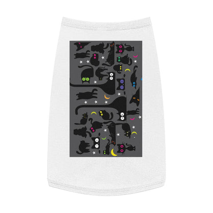 Grey Wicked Whiskers Pet Tank Top