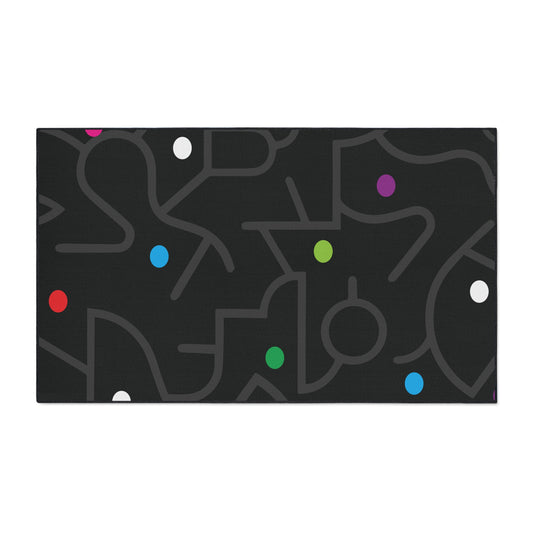 Pop Dots of Color Heavy Duty Floor Mat