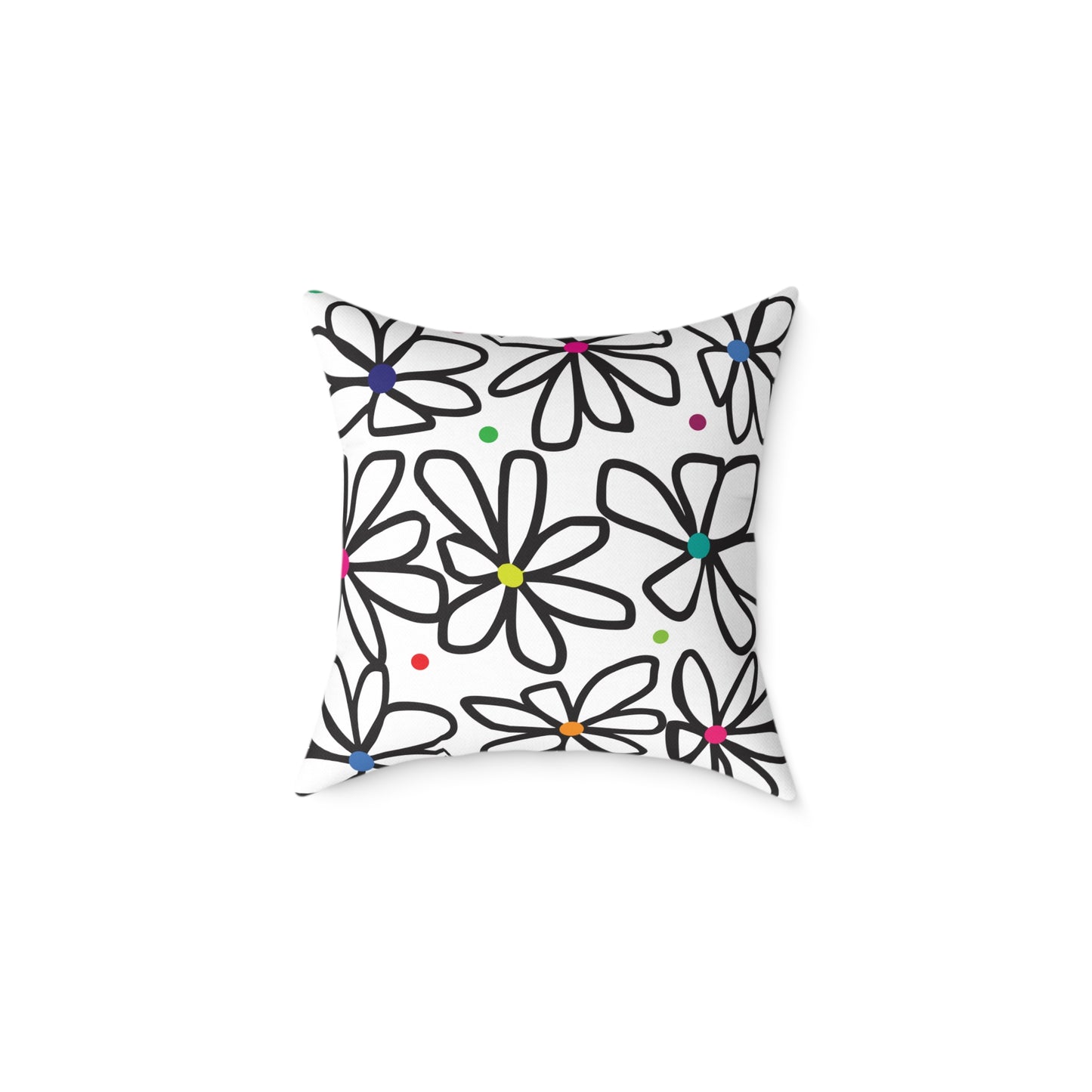 Square Poly Canvas Pillow