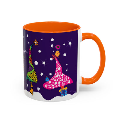 Holiday Trees Accent Coffee Mug (11, 15oz)