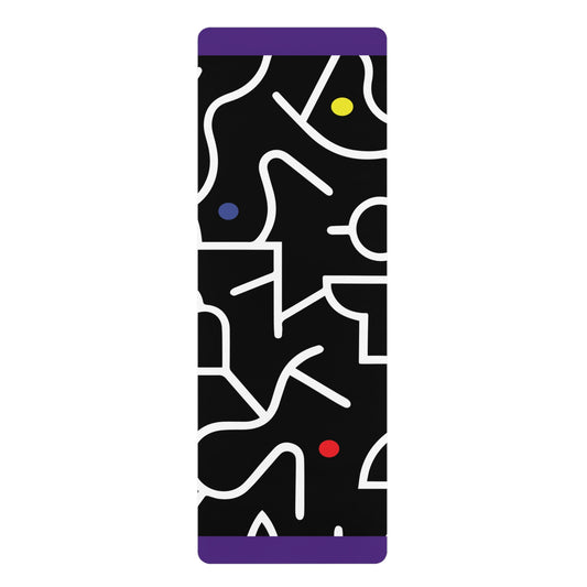 Pop Dots of Color Rubber Yoga Mat
