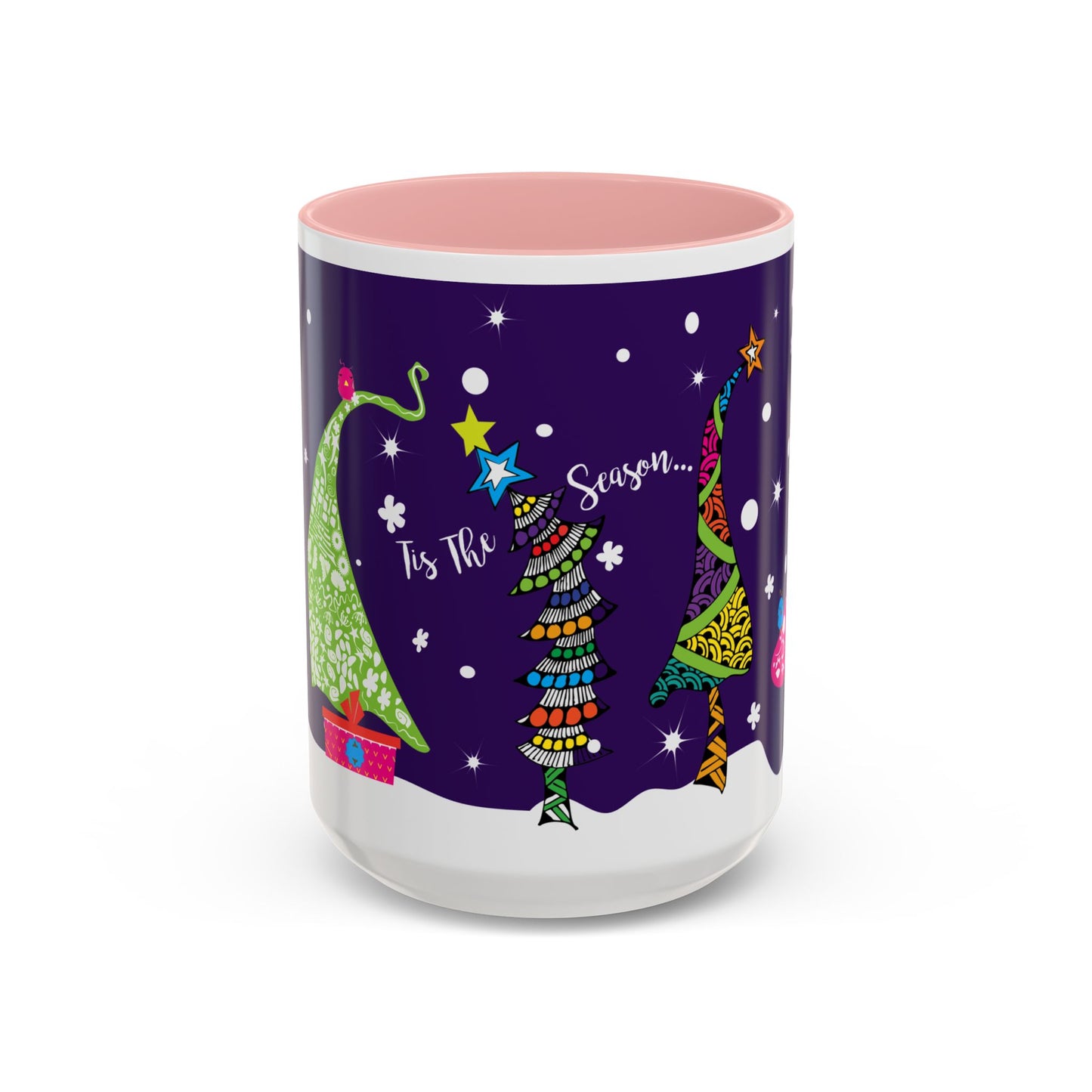 Holiday Trees Accent Coffee Mug (11, 15oz)