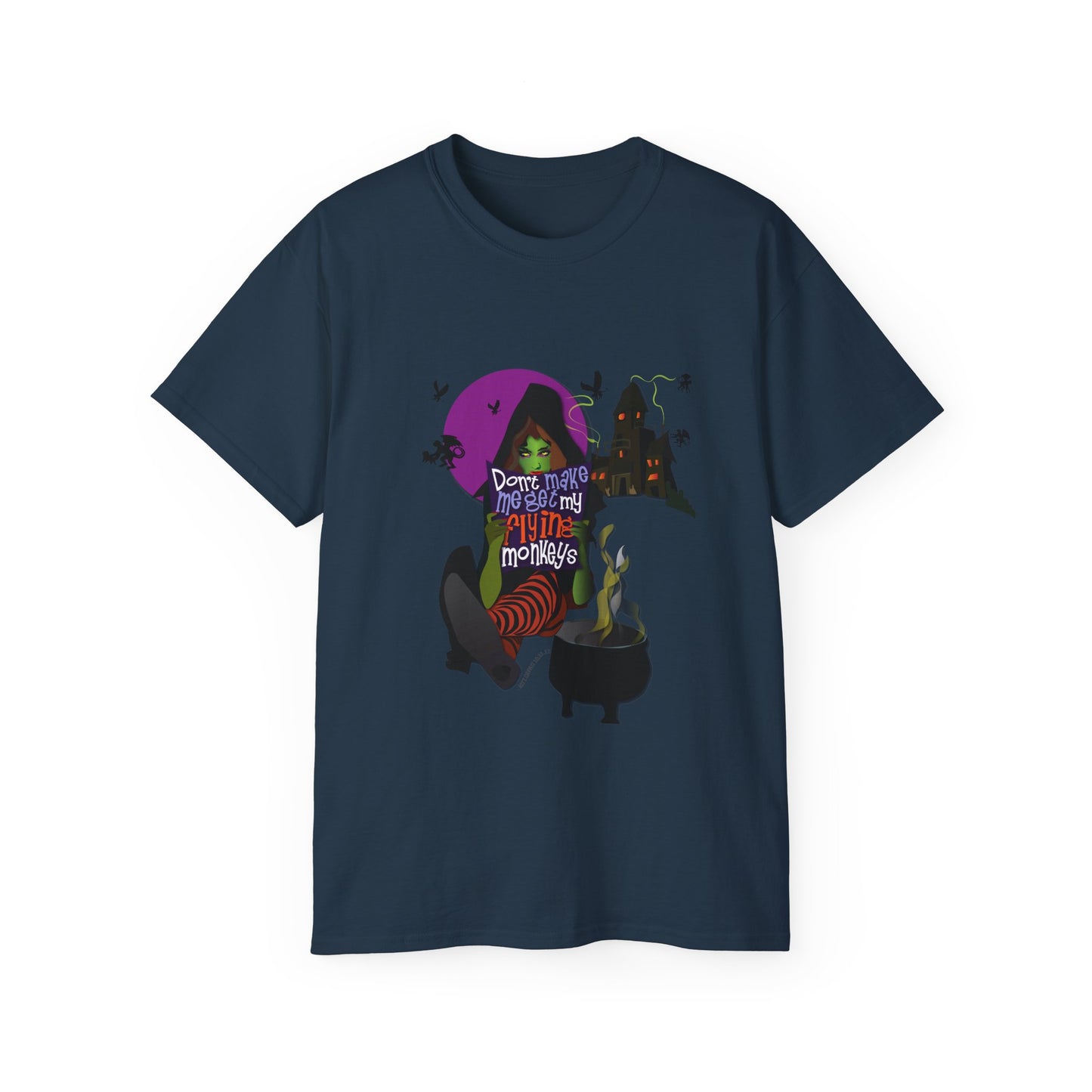 Don't Make Me Get My Monkeys Cotton Tee