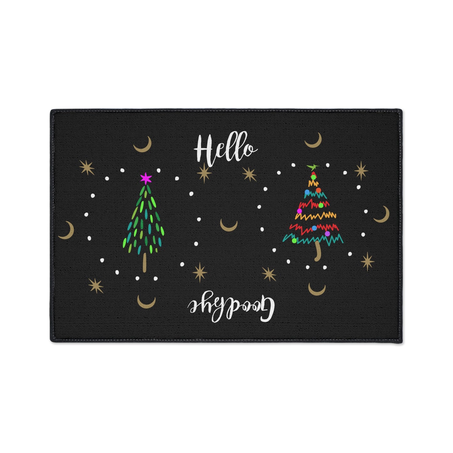 3 Trees Holiday Heavy Duty Floor Mat