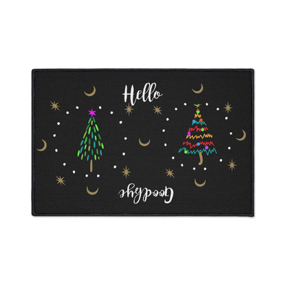 3 Trees Holiday Heavy Duty Floor Mat