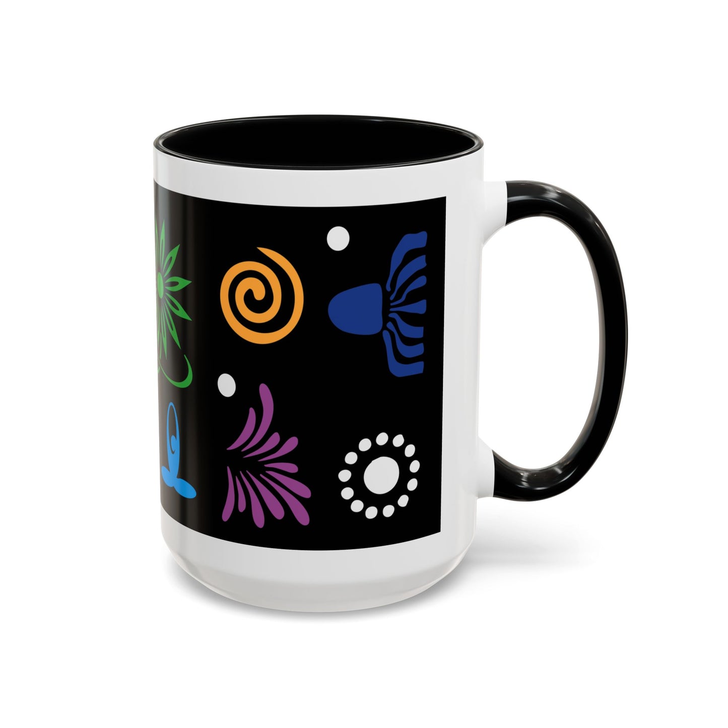 I Love Yoga Accent Coffee Mug (11, 15oz)