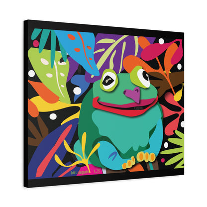 Frogalicous Matte Canvas, Stretched, 1.25"