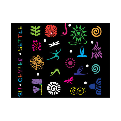 I Love Yoga Matte Horizontal Posters