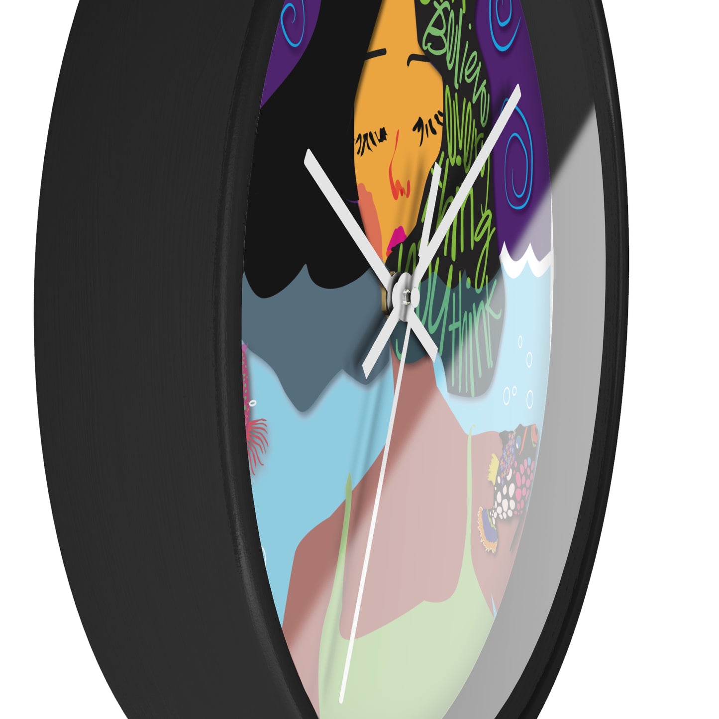 Grow Where You're Planted Wall Clock