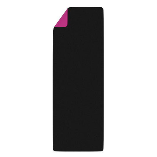 Bloom Noir  Rubber Yoga Mat