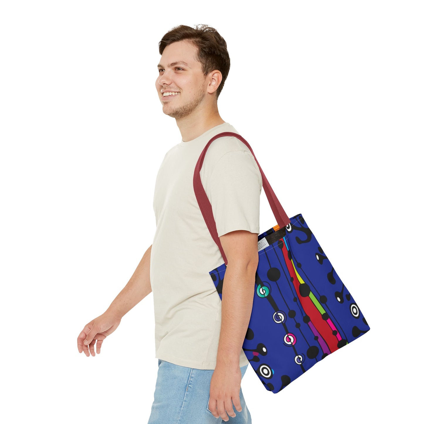 Blue Groove Tote Bag