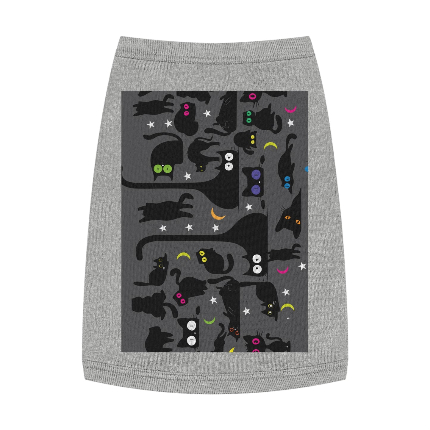 Grey Wicked Whiskers Pet Tank Top