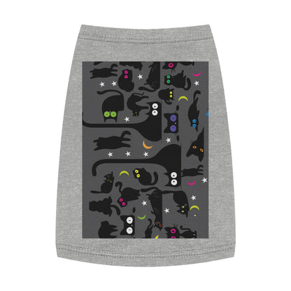 Grey Wicked Whiskers Pet Tank Top