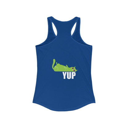 Stay Weird Women's Ideal Racerback Tank