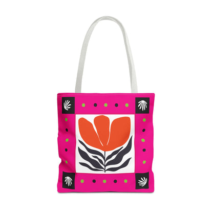 Orange Petal Pop Tote Bag