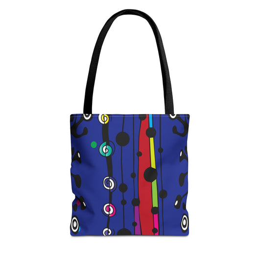 Blue Groove Tote Bag