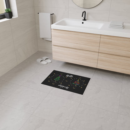 3 Trees Holiday Heavy Duty Floor Mat