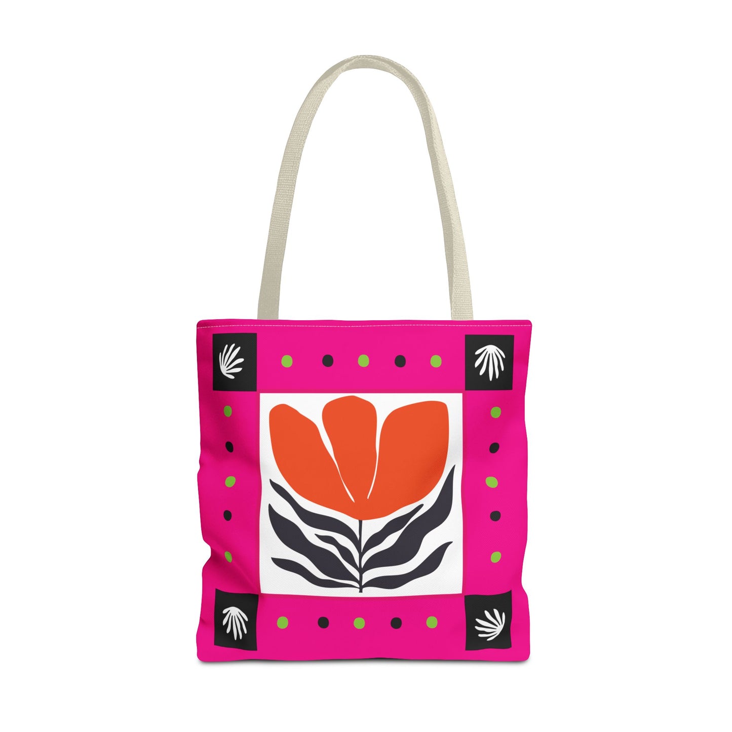 Orange Petal Pop Tote Bag