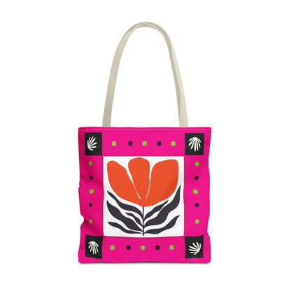 Orange Petal Pop Tote Bag
