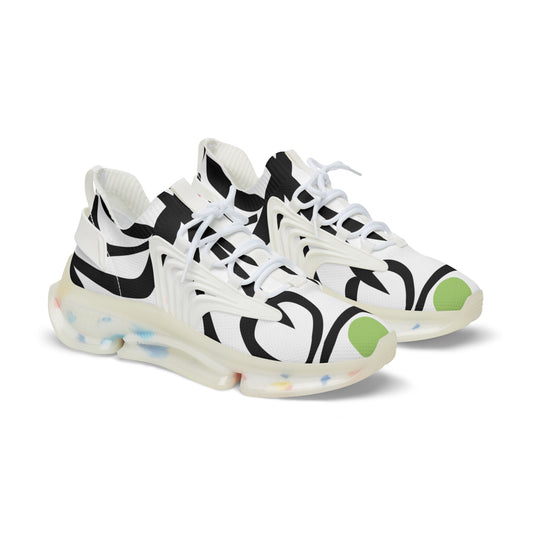 Electric Geometry Men's Mesh Sneakers