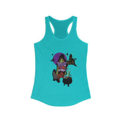 Don't Make Me Get My Monkeys Women's Racerback Tank
