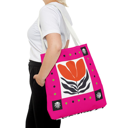 Orange Petal Pop Tote Bag