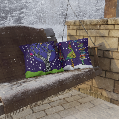 Holiday Trees Pillow