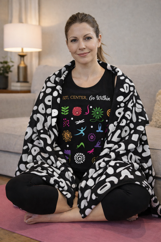 Optic Pop Sherpa Fleece Blanket