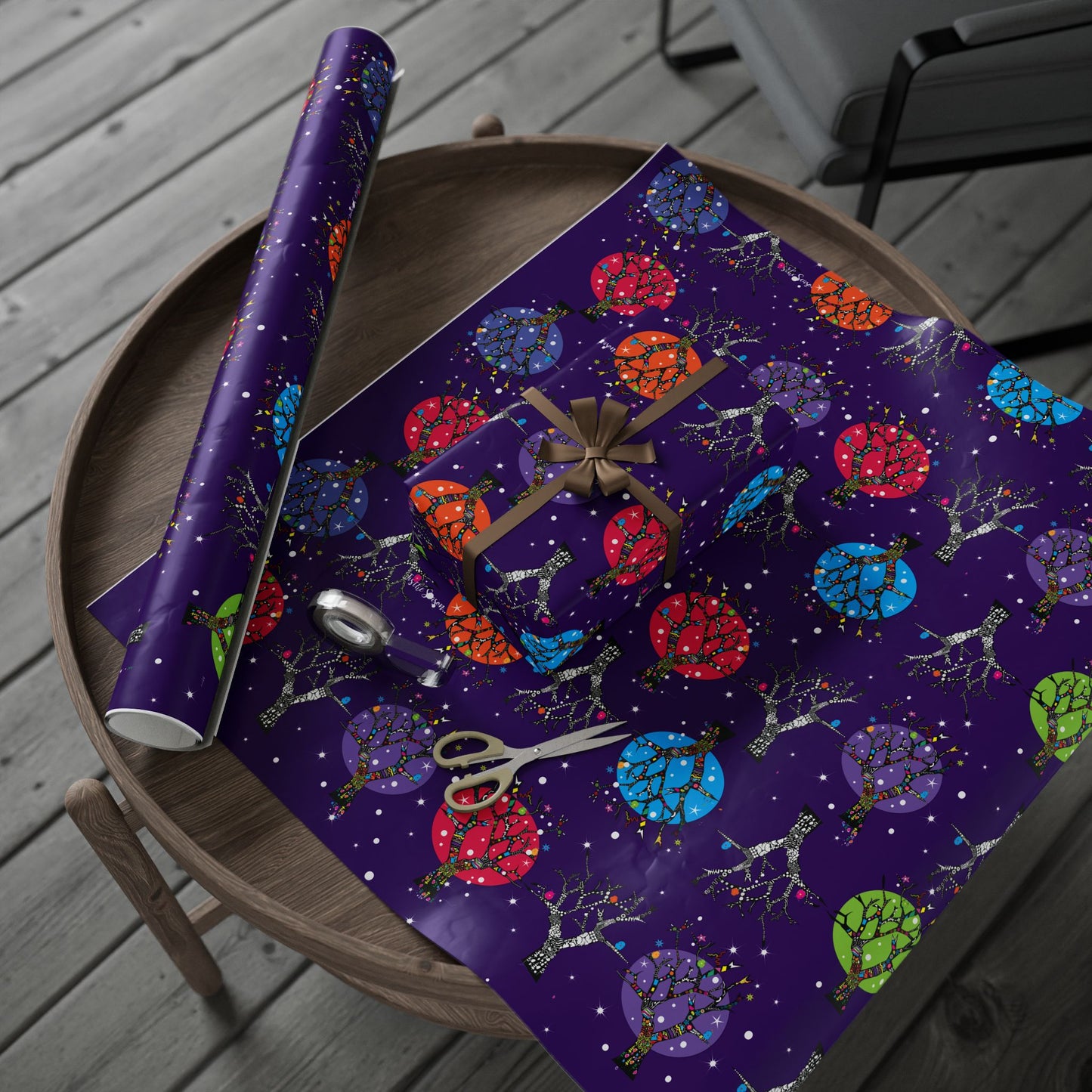 Holiday Trees Wrapping Papers