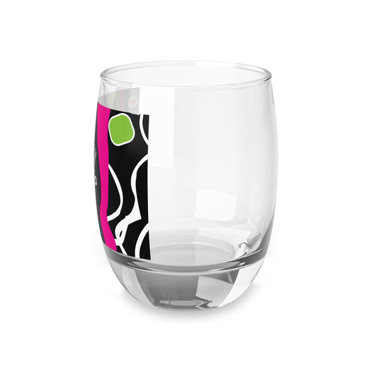 Electric Geometry Whiskey Glass