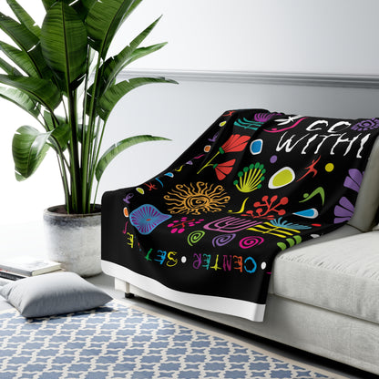 Go Within Sherpa Fleece Blanket