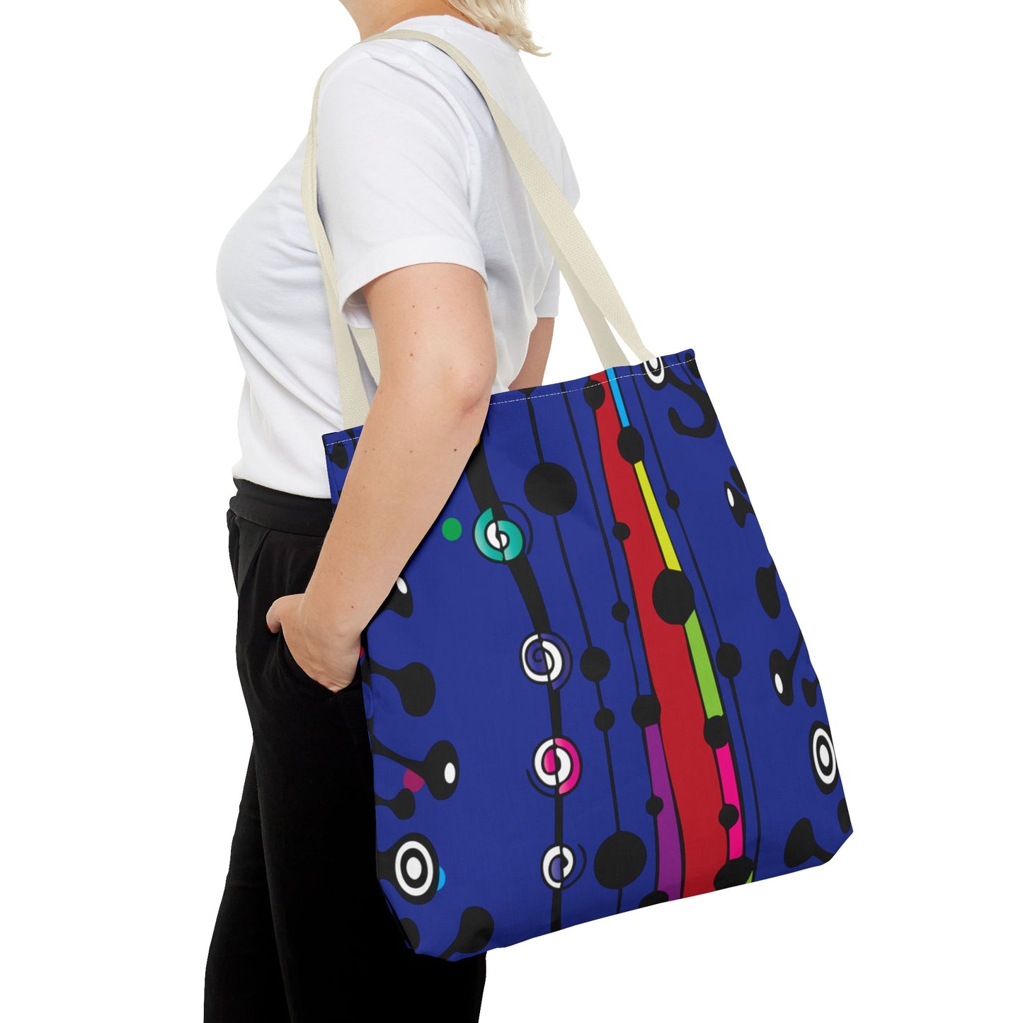 Blue Groove Tote Bag
