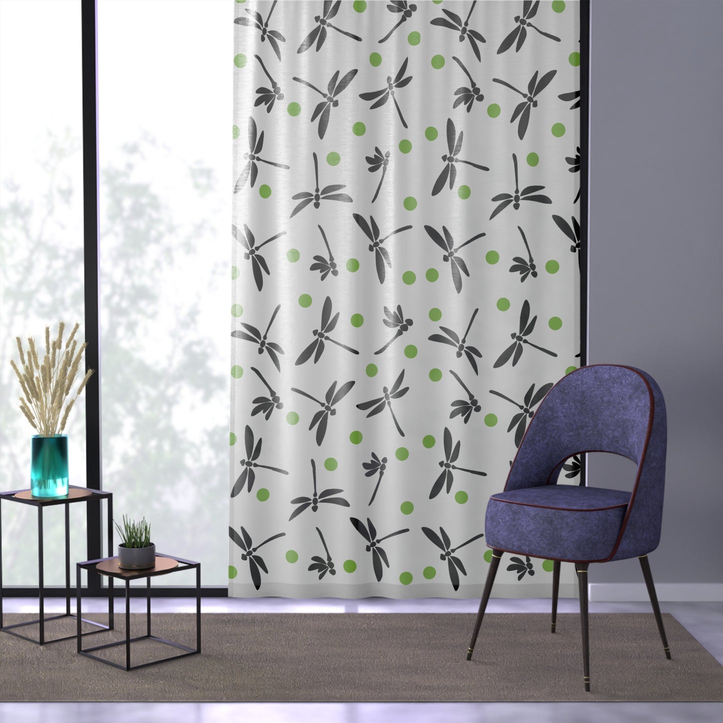 Dragon Fly Window Curtain
